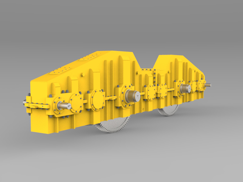 冶金专用一字型减速机###Metallurgical Line-Shaped Gearbox